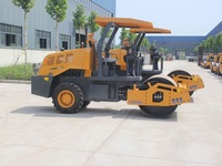 Offre Spéciale Mini Compacteur 4 Tonnes Rouleau Compresseur Monocylindre XS400J avec Force de Compression de 60KN