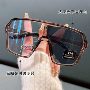 Lunettes de vélo photochromiques, monture noire, verres de 2 mm, protection contre le vent, protection UV, utilisation de jour comme de nuit, lunettes de sport d'extérieur - Product Image 4
