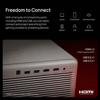 Projecteur laser intelligent XGIMI HORIZON 20 Max, 5700 lumens ISO, 2 x 12W Harman/Kardon, home cinéma, Google TV, projecteur DLP
