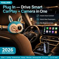 Adaptador Inalámbrico CarPlay, Monitor para Bebés 6 en 1, Dongle CarPlay, Dispositivo de Duplicación de Pantalla Samsung Dex, Android Auto, 1 Año de Garantía, Universal