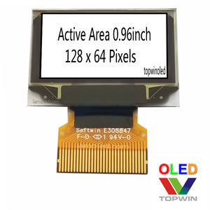 شاشة عرض صغيرة oled صغيرة اللون موصل لوحة بيضاء اللون 64 بكسل × 64 بكسل - Product Image 6