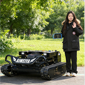 Tondeuse à gazon robotisée sans essence, petite, largeur 800mm 1000mm 1200mm, télécommandée, sur chenilles - Product Image 3