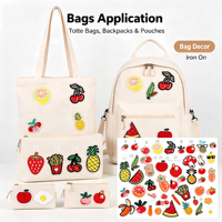 Lot de 26 écussons thermocollants à motifs de fruits pour vêtements, chapeaux, sacs, chaussettes, pour cadeaux DIY, décoration d'activités commerciales, personnalisation d'uniformes