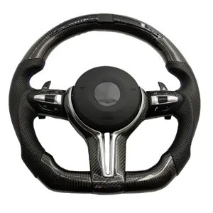 Светодиодное Автомобильное рулевое колесо из углеродного волокна для BMW M2 M3 M4 M5 F18 F10 F15 F16 F20 F22 F30 F32 F36 F40 F80 F90 M