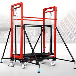 7 मीटर 300 किलोग्राम इलेक्ट्रिक मचान लिफ्ट पोर्टेबल बैटरी चालित मोबाइल प्लेटफॉर्म निर्माण औद्योगिक गोदाम रिमोट कंट्रोल - Product Image 1