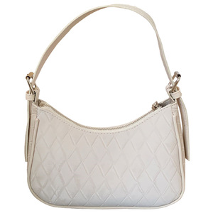 กระเป๋าสะพายทรงพระจันทร์เสี้ยวสีขาวแบบมีซิปสำหรับผู้หญิงใช้ในชีวิตประจำวันฤดูร้อนปี 2024 - Product Image 5