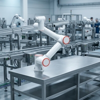 Bras robotique collaboratif GBS FR3 à 6 axes avec une portée de 622 mm, charge utile de 3 kg, cobot de bureau pour l'assemblage et le pick and place