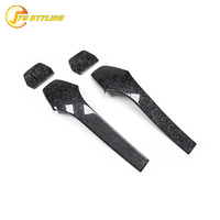 Kit de carrosserie arrière en fibre de carbone sèche F80 pour BMW F80 F82 F83 M3/M4, pièces de voiture et accessoires intérieurs en carbone véritable, 4 pièces/kit, à coller