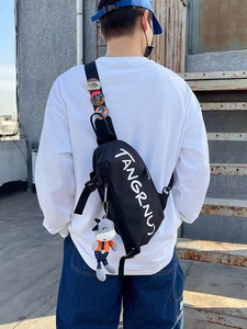 กระเป๋าคาดอกมีซิปกันน้ำ, กระเป๋าคาดลำตัวขนาดเล็กกระเป๋าคาดเอวใช้ได้ทั้งชายและหญิง - Product Image 3