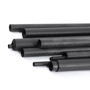 Tubo Cavo in Fibra di Carbonio 3K Twill di Alta Qualità, Diametro e Lunghezza Personalizzabili per Palo Telescopico Tenda, Accessorio per Tendalino Marino - Product Image 1