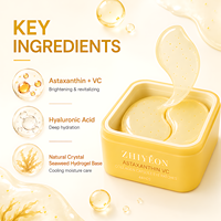 Patchs Hydrogel Anti-rides au Collagène et Vitamine C en Poudre Cristalline pour les Yeux – Marque Blanche