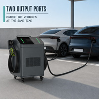 Chargeur de voiture électrique portable 7kW 20kW 30kW, chargeur rapide DC pour Tesla BMW VW, petite borne DC intégrée à haute efficacité