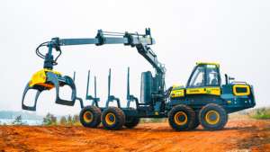 XUVOL Skidder Log Forwarding Loading Unloading XVY18C Forester Forwarder avec flèche télescopique hydraulique et grappin rotatif pour bois - Product Image 2