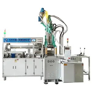 Full automatic equipment manufacturing plastic flosser dental floss stick tooth pick making vertical injection molding machine