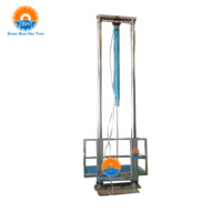 Système d'élévateur pneumatique automatique pour abattoir de bovins, équipement de levage robuste avec moteur et boîte de vitesses intégrés