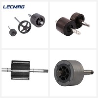 Rotor magnétique multi-pôles en plastique injecté, anneau magnétique en ferrite NdFeB pour moteur de ventilateur BLDC, dimensions personnalisées