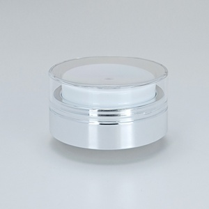 New Luxury 30g 50g Customized Airless Face Cream Can Refillable Cosmetics Airless Pump Glass Jar 50ml - Product Image 5