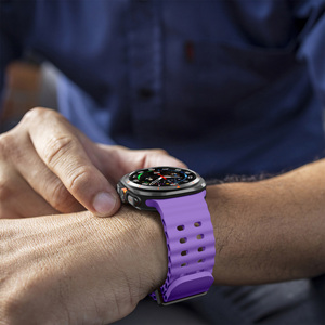 Cinturino Forwelleny Originale All'Ingrosso Accessori Ocean Sport in Silicone per Samsung <span class=keywords><strong>Watch</strong></span> 7 Ultra 8 Ultra <span class=keywords><strong>Galaxy</strong></span> Bands - Product Image 6
