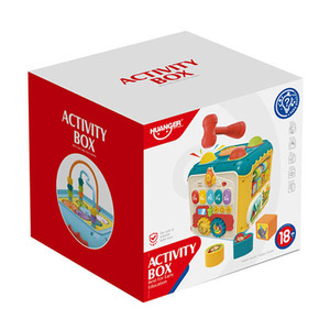 ของเล่นเสริมพัฒนาการเด็กเล็ก มอนเตสซอรี่ 6 in 1 ลูกบาศก์กิจกรรมเจ็ดด้าน ทำจากพลาสติก พร้อมเสียงเพลงและแสงไฟ - Product Image 5