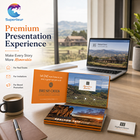 Brochure vidéo personnalisée format A5 avec écran LCD IPS HD de 5,0 pouces, couverture souple, interrupteur magnétique et fonction de lecture automatique, certifiée pour mariages et événements professionnels