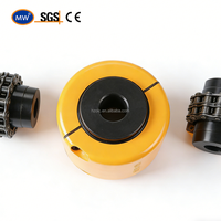 Accouplement de chaîne à rouleaux robuste KC-4012, accouplement d'arbre durable pour machines chimiques, compresseurs légers, ventilateurs centrifuges