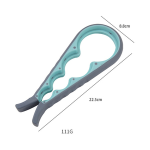Tiện ích nhà bếp dễ dàng Grip đ<span class=keywords><strong>a</strong></span> chức năng 4 trong 1 mở chai Hướng dẫn sử dụng có thể mở có thể điều chỉnh Jar mở - Product Image 2