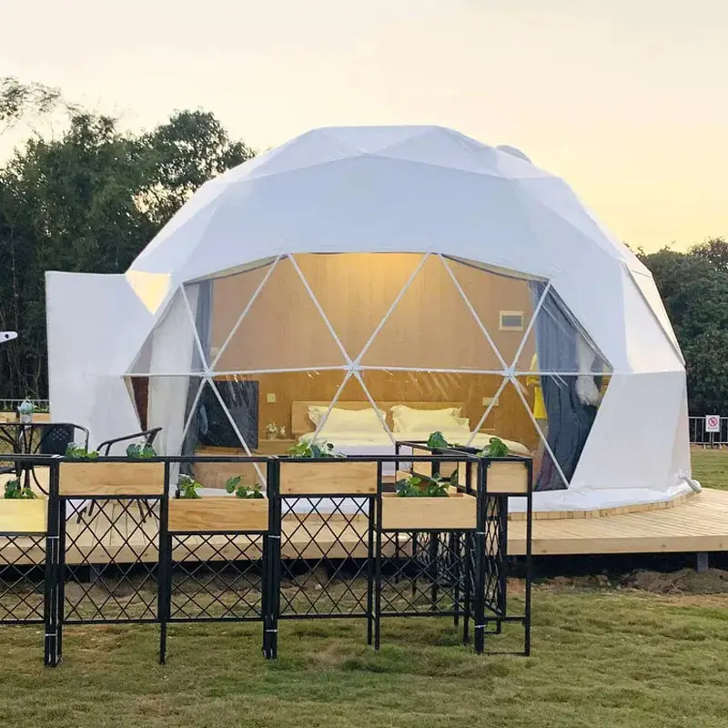 Outdoor Transparante Lucht Koepel Tent Outdoor Camping 4 Persoons Koepel Tent Buiten