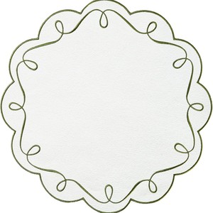 DAMAI Partyzubehör: Runde gewebte Tischsets mit Wellenrand für Hochzeiten und Esstische - Product Image 2
