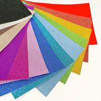 A4 גודל 250GSM גליטר נייר כרטיסי 10 מגוון צבעים קרפט papercard המניה