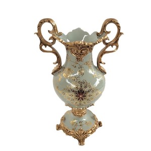 Decoración minimalista nórdica-Jarrones de cerámica de gran tamaño para estantería - Product Image 3