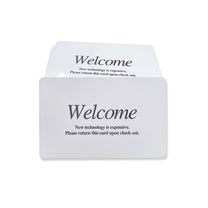 Tarjeta de Acceso para Hotel de PVC con Chip F08 de 13.56Mhz, Tarjetas de Habitación Blancas para Hotel - Product Image 5