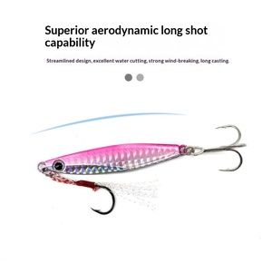 Señuelo de pesca artificial duro de plomo para lubina, tipo <span class=keywords><strong>sardina</strong></span>, con anzuelos de placa de hierro y doble anzuelo, para lances largos, para pesca en agua salada - Product Image 3
