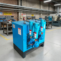 Secador de Aire Comprimido Refrigerado Industrial con Filtración de 3 Etapas y Válvula de Drenaje Electrónica Automática