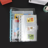 10 pochettes transparentes A5/A6 en PP pour cartes à collectionner, pochettes pour classeur à feuilles mobiles, album de rangement pour photos et collection