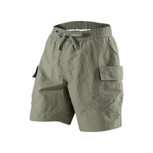 Shorts décontractés pour hommes Tiyo, coupe droite ample, en nylon respirant, séchage rapide, avec cordon de serrage, pour la plage, l'été, le sport et les loisirs, pantalon cinq points - Product Image 3
