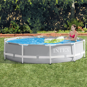 <span class=keywords><strong>Piscine</strong></span> <span class=keywords><strong>hors</strong></span> <span class=keywords><strong>sol</strong></span> ronde <span class=keywords><strong>INTEX</strong></span> 26700, 10 pieds x 30 pouces, ABS, résistante aux perforations, 3 plis, <span class=keywords><strong>pour</strong></span> la famille et les enfants, capacité de 1185 gallons - Product Image 4