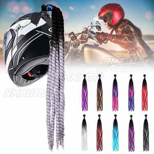 Trenza sintética de 60 cm para casco de motocicleta, estilo rastas, trenza sucia, trenza de mujer, coleta de cola de caballo con efecto degradado y ventosa - Product Image 1