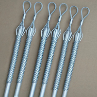 Poignée de tirage de câble série LL 8-180kN 12-220mm en treillis métallique galvanisé pour câbles haute tension