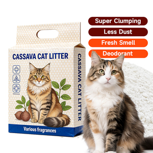 <span class=keywords><strong>Arena</strong></span> <span class=keywords><strong>Aglomerante</strong></span> <span class=keywords><strong>de</strong></span> Color Natural para Monitoreo <span class=keywords><strong>de</strong></span> Salud, Control <span class=keywords><strong>de</strong></span> Olores, <span class=keywords><strong>Arena</strong></span> Ecológica para Gatos a Base <span class=keywords><strong>de</strong></span> Yuca - Product Image 1