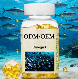 Capsules d'huile de poisson oméga-3 naturelle OEM, 3 fois plus concentrées, 2600 mg d'EPA et de <span class=keywords><strong>DHA</strong></span>, améliorent la mémoire et le sommeil, 1 capsule par jour - Product Image 1