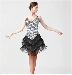 Nuevo Vestido <span class=keywords><strong>de</strong></span> Baile Latino con Flecos y Lentejuelas para <span class=keywords><strong>Mujer</strong></span>, Trajes <span class=keywords><strong>de</strong></span> <span class=keywords><strong>Tango</strong></span>, Samba, Baile <span class=keywords><strong>de</strong></span> Salón, Jazz, <span class=keywords><strong>Ropa</strong></span> <span class=keywords><strong>de</strong></span> Competición, <span class=keywords><strong>Ropa</strong></span> Rave - Product Image 4