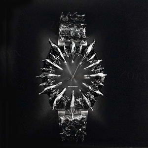 Reloj de Pulsera Gótico Y2K de Cuarzo con Diseño Personalizado de Alabastro para Hombre, Decoración Única con Garras, Estilo Gótico - Product Image 1