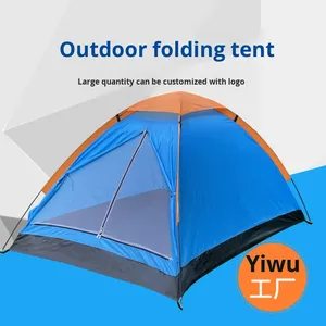 Tente de camping double personne monocouche camouflage pour l'extérieur, idéale pour l'été, les situations d'urgence et les secours en milieu sauvage – Nouveauté 2025 – Cadeau parfait - Product Image 2