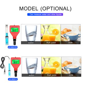 pH-mètre, plage de mesure 0-14pH, testeur de qualité de l'eau, stylo pH avec écran LCD de 1,5 pouce et rétroéclairage vert pour l'eau, la brasserie, les sauces alimentaires, l'aquaculture - Product Image 3