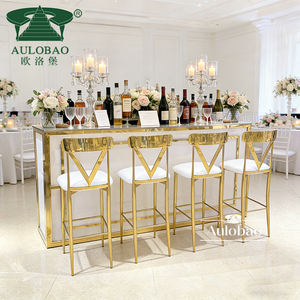 Club nocturno Marco de acero inoxidable PVC Plegable Comercial Cafe Bar Contadores - Product Image 3