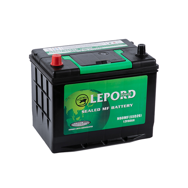 China Export High Quality MF Car Battery 55D26 60AH 12v 40ah 70ah 72ah 90ah Best Auto Car Battery N55