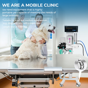 A200T <span class=keywords><strong>Machine</strong></span> d'anesthésie vétérinaire pour petit animal Ventilateur <span class=keywords><strong>Machine</strong></span> d'anesthésie Station de travail d'anesthésie vétérinaire - Product Image 5