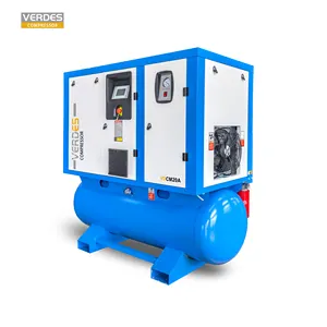 Verdes Rotary Screw Air Compressor 300 500 lilter Air Tank Dryer All In One Compressor 60 70 80 Gallons Air Compressor