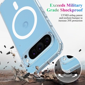 Para <span class=keywords><strong>Google</strong></span> <span class=keywords><strong>Pixel</strong></span> Case <span class=keywords><strong>Funda</strong></span> transparente a prueba de golpes PC TPU <span class=keywords><strong>2</strong></span> en 1 <span class=keywords><strong>Funda</strong></span> de teléfono transparente magnética para <span class=keywords><strong>Google</strong></span> <span class=keywords><strong>Pixel</strong></span> 10 Pro XL 9A 9 Pro - Product Image 5