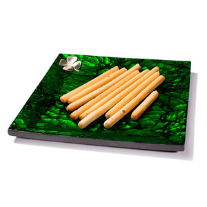 Nouveau produit Ramanda 2024 nacre plateau carré assiettes personnalisées pour la décoration de table faite à la main au Vietnam - Product Image 4